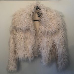 Forever 21 fuzzy jacket